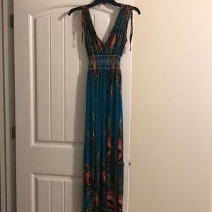 ✨Peacock print zingy dress✨